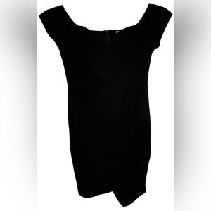 Klaxons S Black Sweetheart Neckline Mini Dress